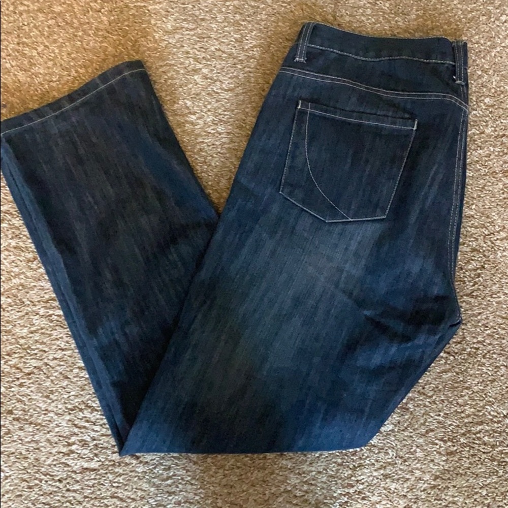 Men’s paper cloth and denim jeans